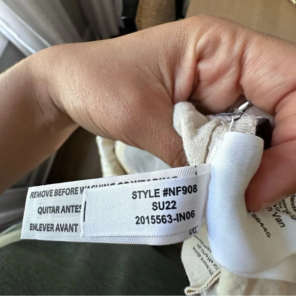 MADEWELL V-Neck Button Down Linen Blend Romper Size 2 1144 - Picture 15 of 15